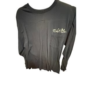 Salt Life Mens Big Shot Pocket Long Sleeve Tee